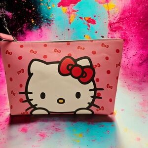 Sanrio Pink Hello Kitty Cosmetic Bag